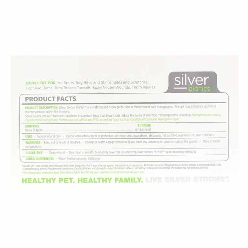 Silver Biotics Pet Vet First Aid Gel, by American Bio-Tech Labs, image #2