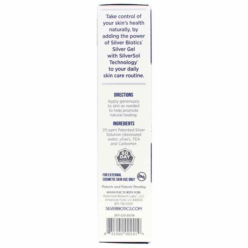 Silver Biotics Silver Gel, 1.5 Oz, by American Bio-Tech Labs, image #2