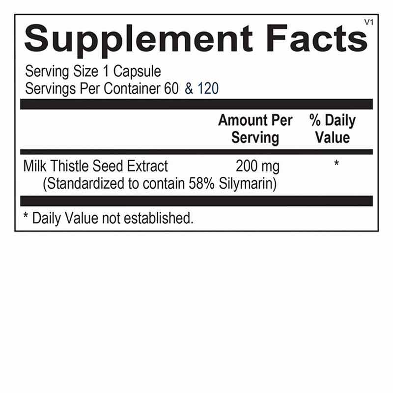 Silymarin Forte, 120 Capsules, by Ortho Molecular, image #2