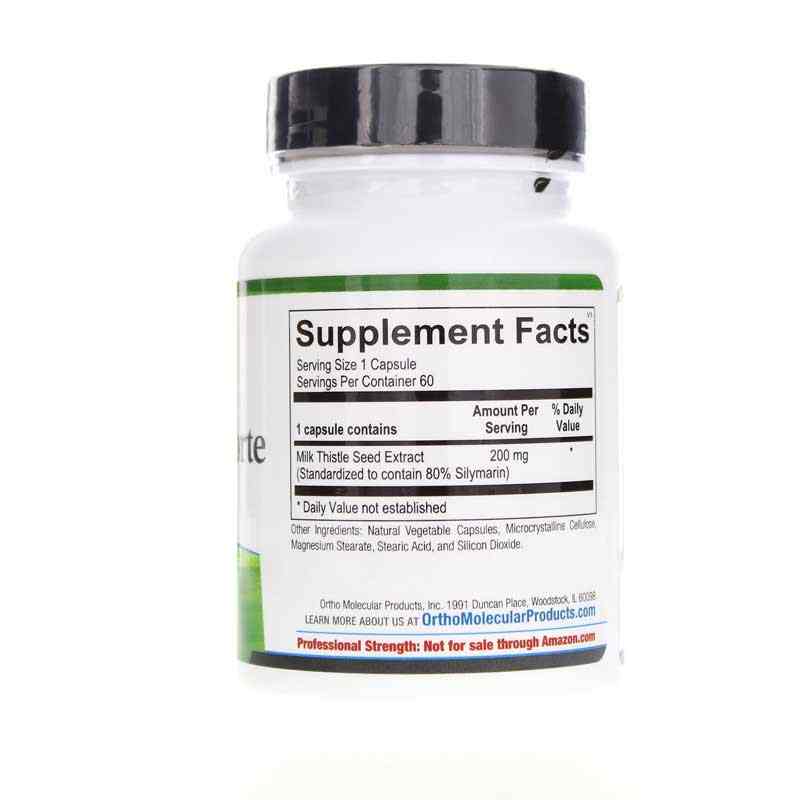 Silymarin Forte, 60 Capsules, by Ortho Molecular, image #2