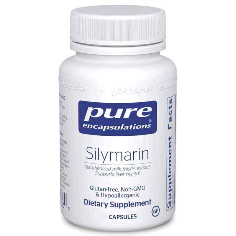 Silymarin Milk Thistle Extract, 60 Capsules, by Pure Encapsulations