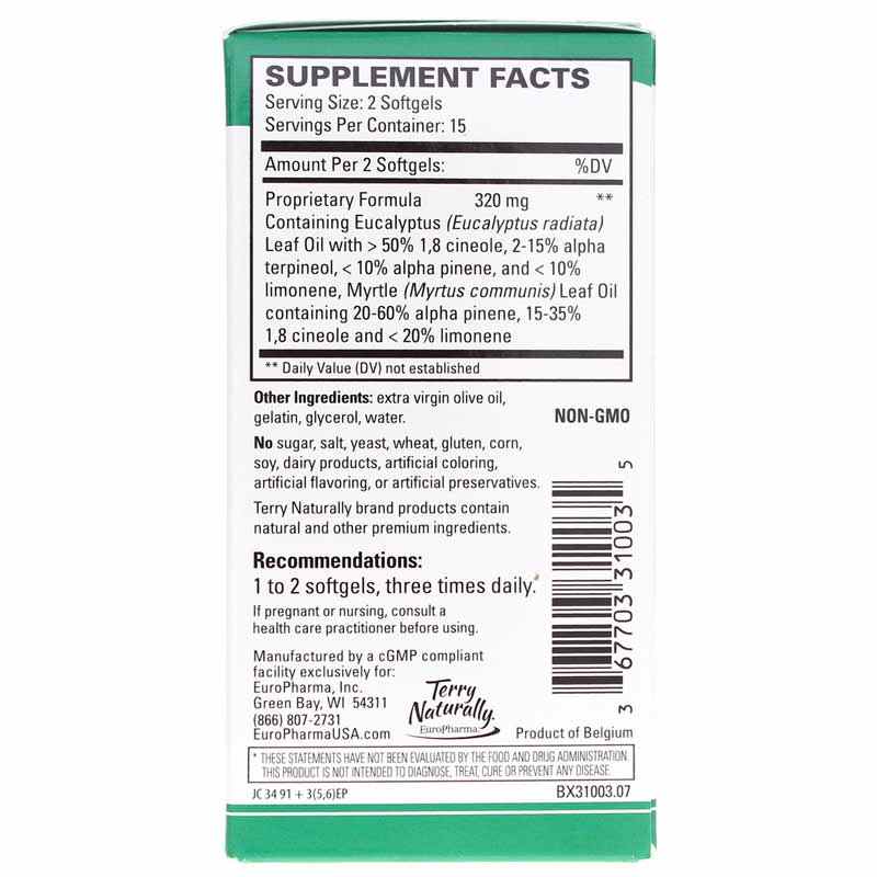 SinuCare with Eucalyptus, 30 Softgels, by Terry Naturally, image #2