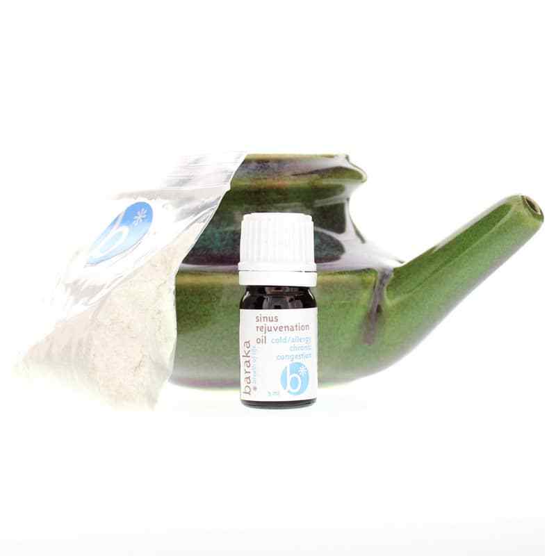 Sinus Care Kit w/ Sea Salt & Sinus Oil, Sonoma Harvest, by Baraka, image #2