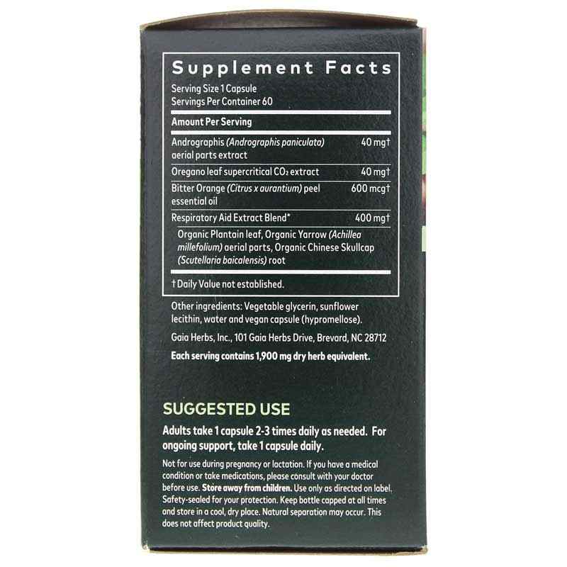 Sinus & Lung Supreme, 60 Liquid Phyto Caps, by Gaia Herbs, image #2