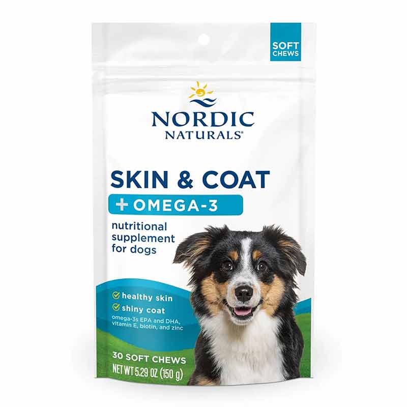 Skin & Coat + Omega-3 Soft Chews, by Nordic Naturals