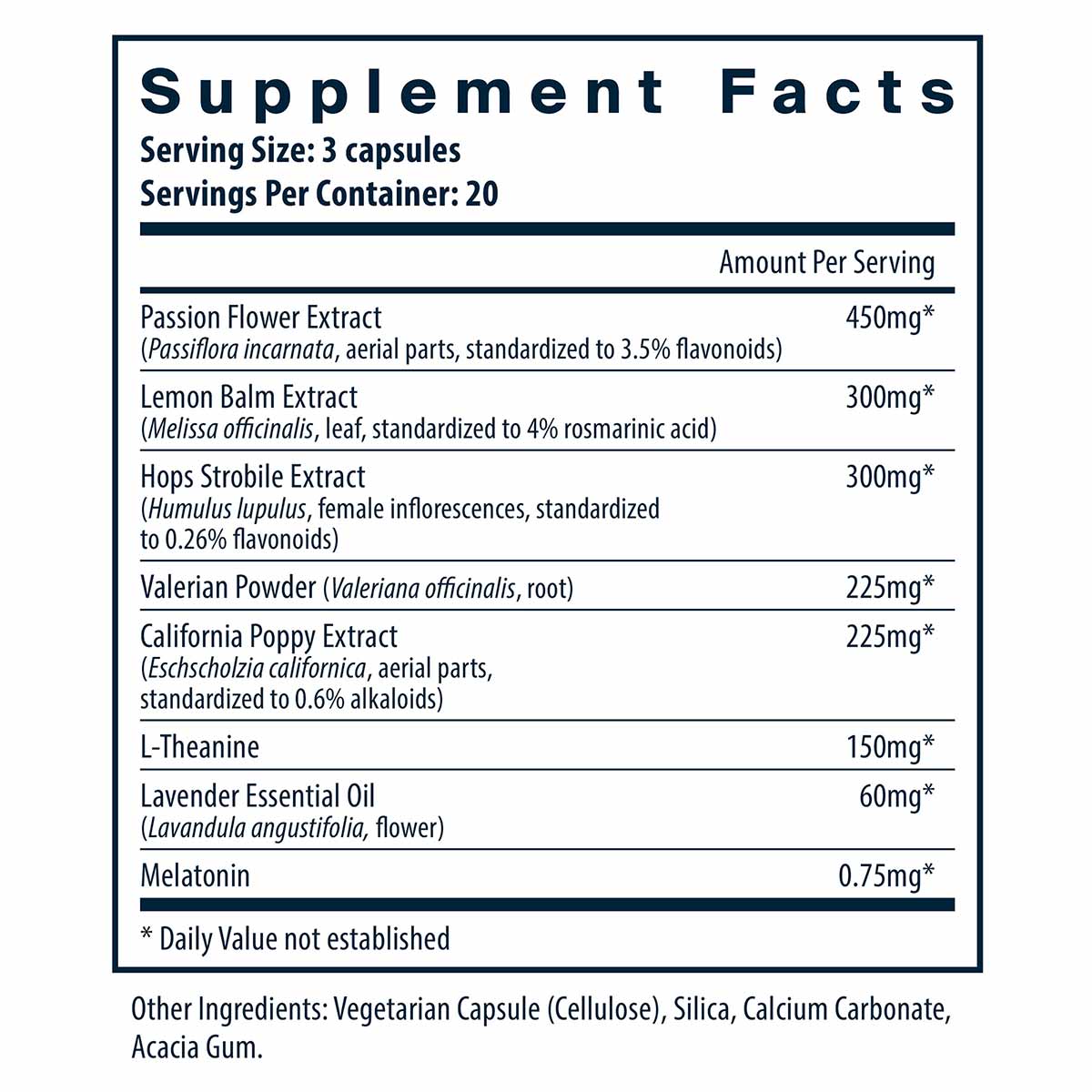 Sleep Aide, 60 Veg Capsules, by Vital Nutrients