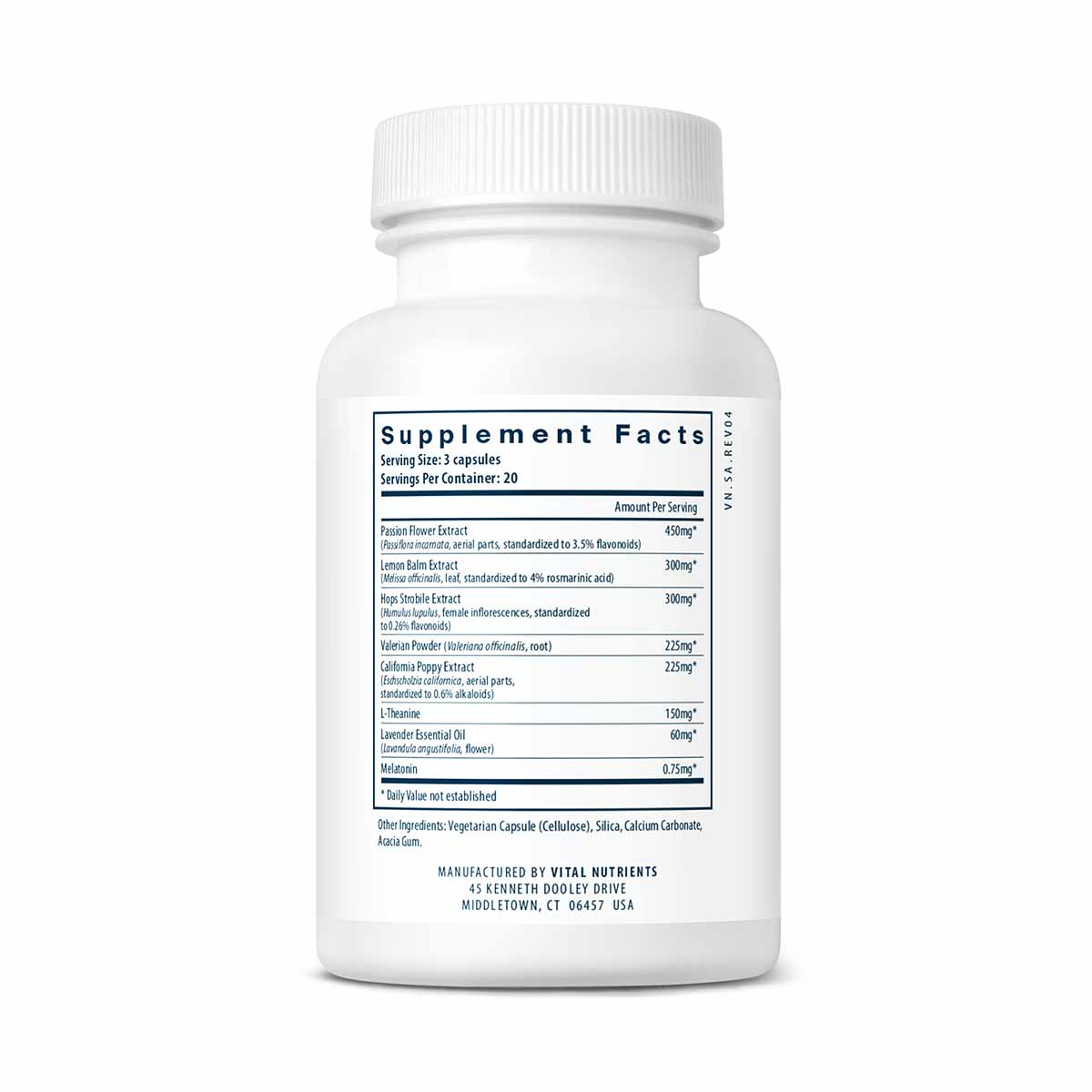 Sleep Aide, 60 Veg Capsules, by Vital Nutrients