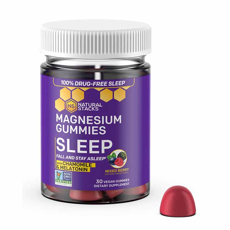 Sleep Magnesium Gummies, by Natural Stacks