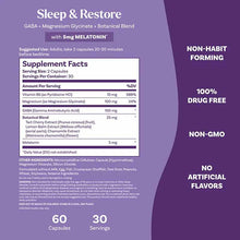 Sleep & Restore Capsule with Melatonin, 60 Capsules, by Natrol, image #4