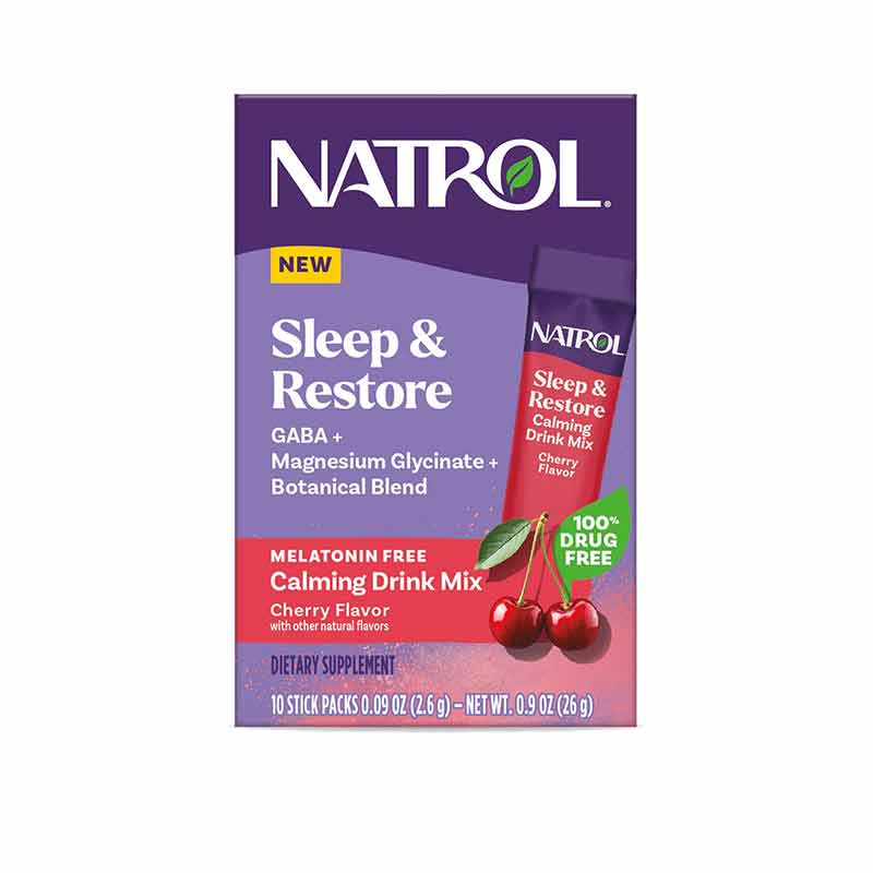 Sleep & Restore SS Powder, Tart Cherry, 10 Servings, by Natrol