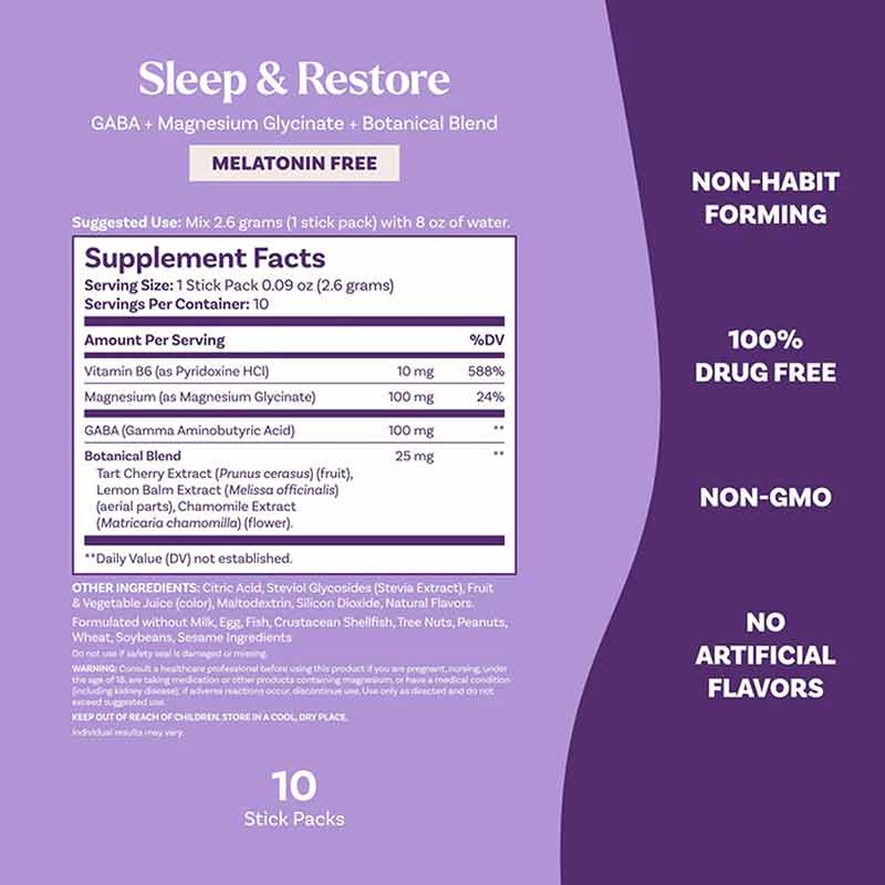 Sleep & Restore SS Powder, Tart Cherry, 10 Servings, by Natrol, image #5