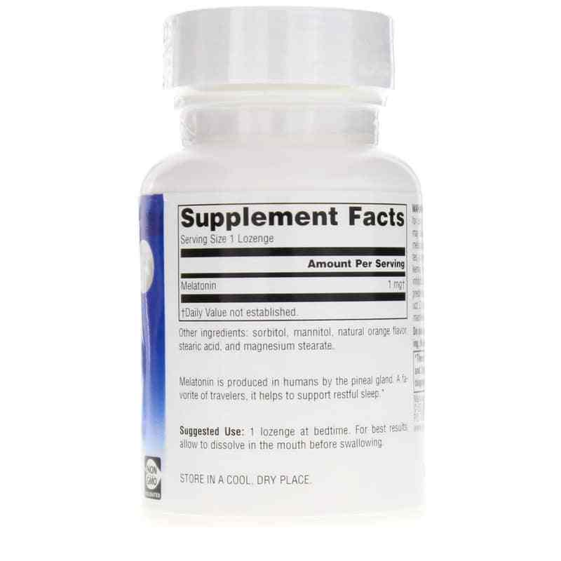 Sleep Science Melatonin 1 Mg Lozenges, Orange, 100 Lozenges, by Source Naturals, image #2