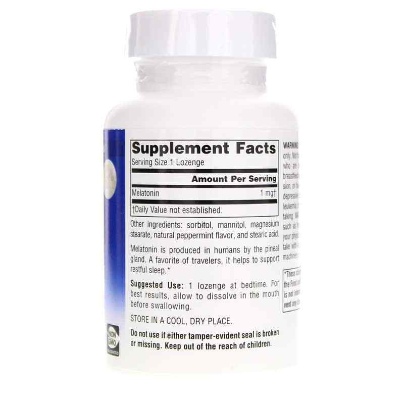 Sleep Science Melatonin 1 Mg Lozenges, Peppermint, 300 Lozenges, by Source Naturals, image #2