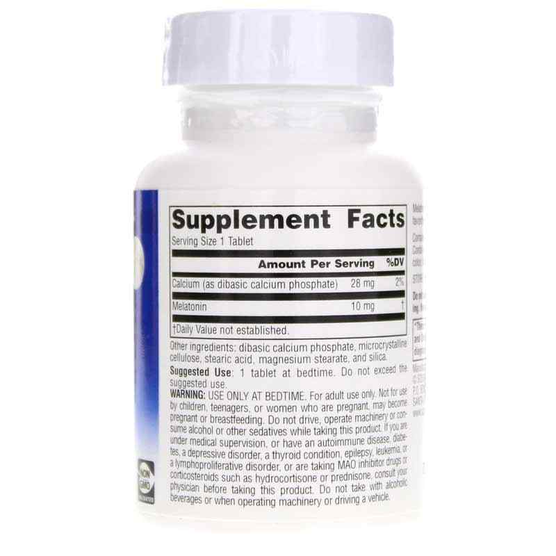Sleep Science Melatonin 10 Mg Tablets, 120 Tablets, by Source Naturals, image #2