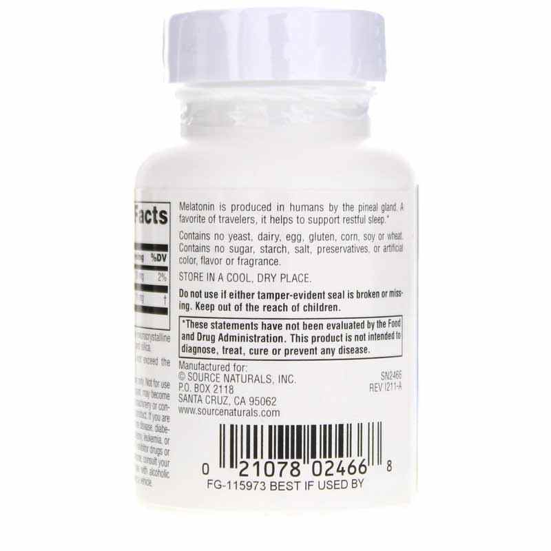 Sleep Science Melatonin 10 Mg Tablets, 60 Tablets, by Source Naturals, image #3