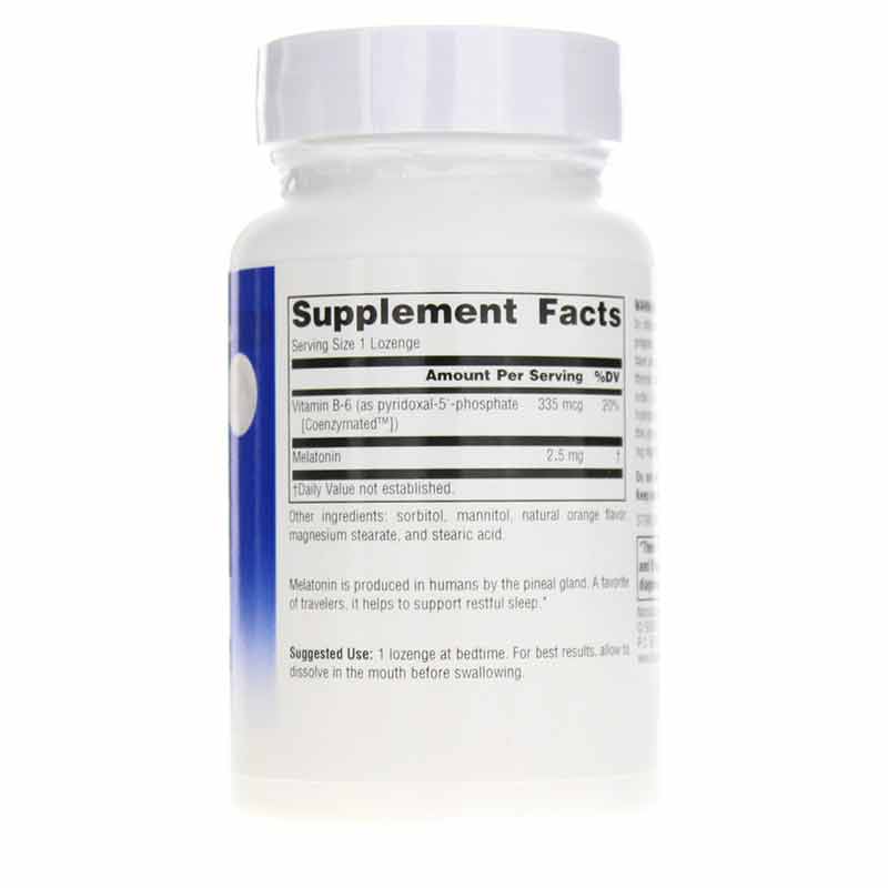 Sleep Science Melatonin 2.5 Mg Lozenges, Orange, 120 Lozenges, by Source Naturals, image #2