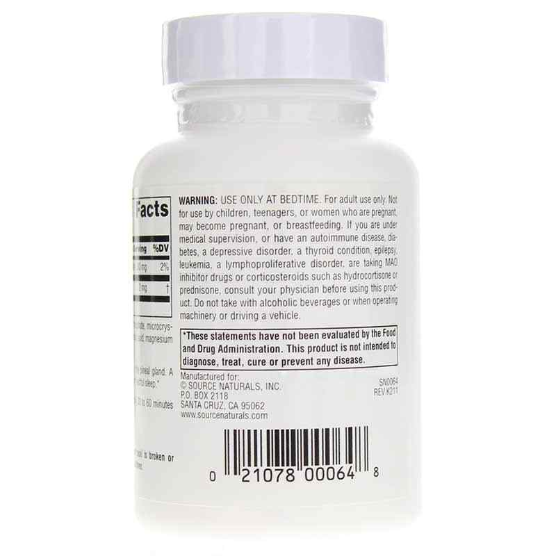 Sleep Science Melatonin 2 Mg Timed Release, 240 Tablets, by Source Naturals, image #3