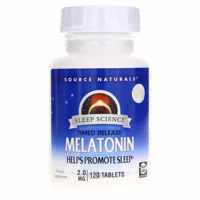 Sleep Science Melatonin 2 Mg Timed Release, by Source Naturals