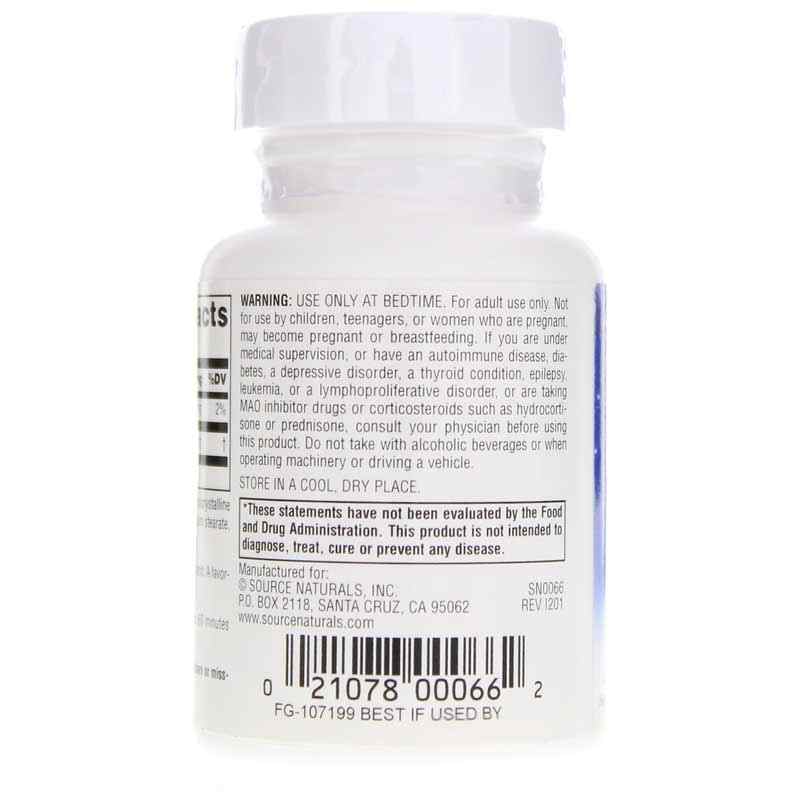Sleep Science Melatonin 3 Mg Tablets, 120 Tablets, by Source Naturals, image #3