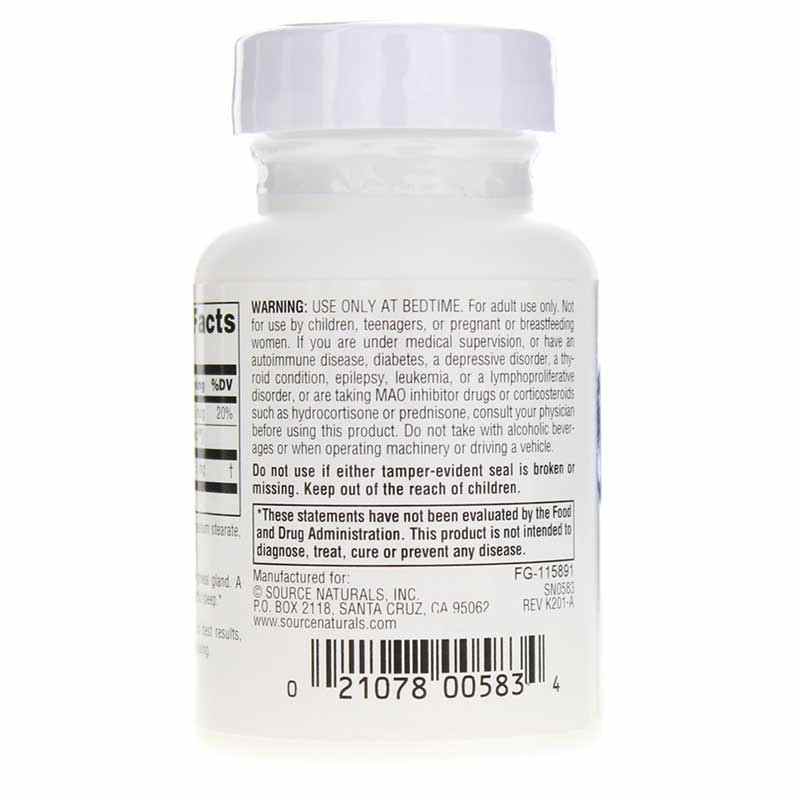 Sleep Science Melatonin 5 Mg Lozenges, Peppermint, 100 Lozenges, by Source Naturals, image #3