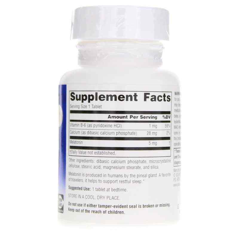 Sleep Science Melatonin 5 Mg Tablets, 120 Tablets, by Source Naturals, image #2