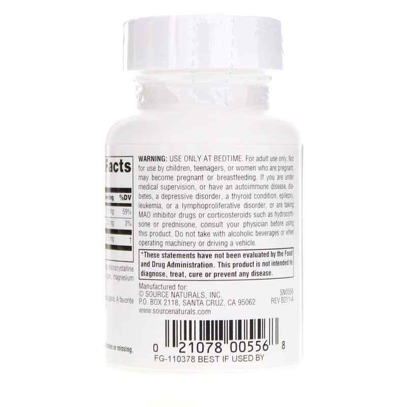 Sleep Science Melatonin 5 Mg Tablets, 60 Tablets, by Source Naturals, image #3