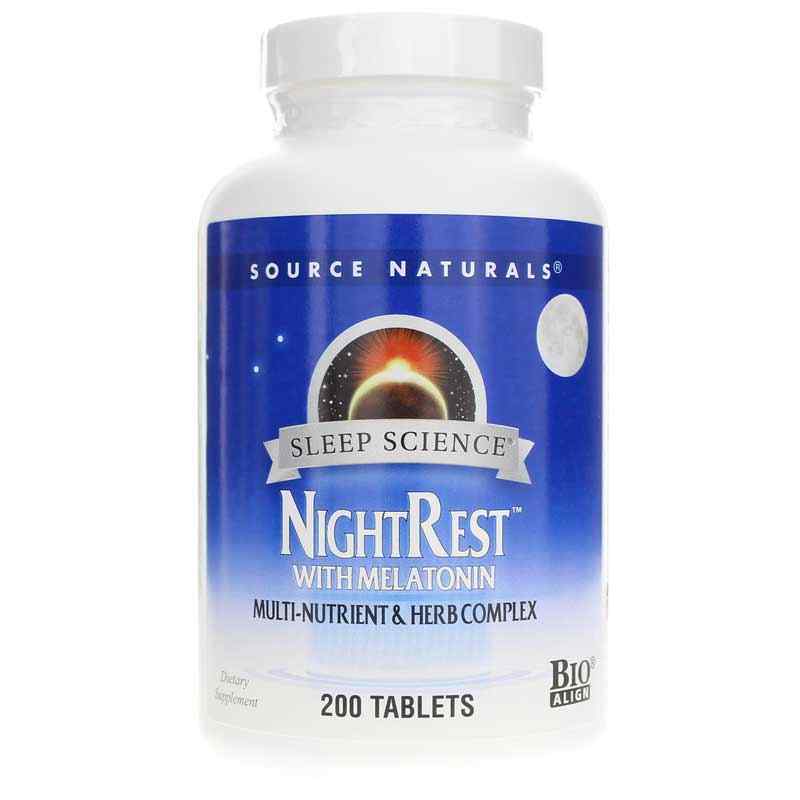 Sleep Science NightRest with Melatonin, by Source Naturals