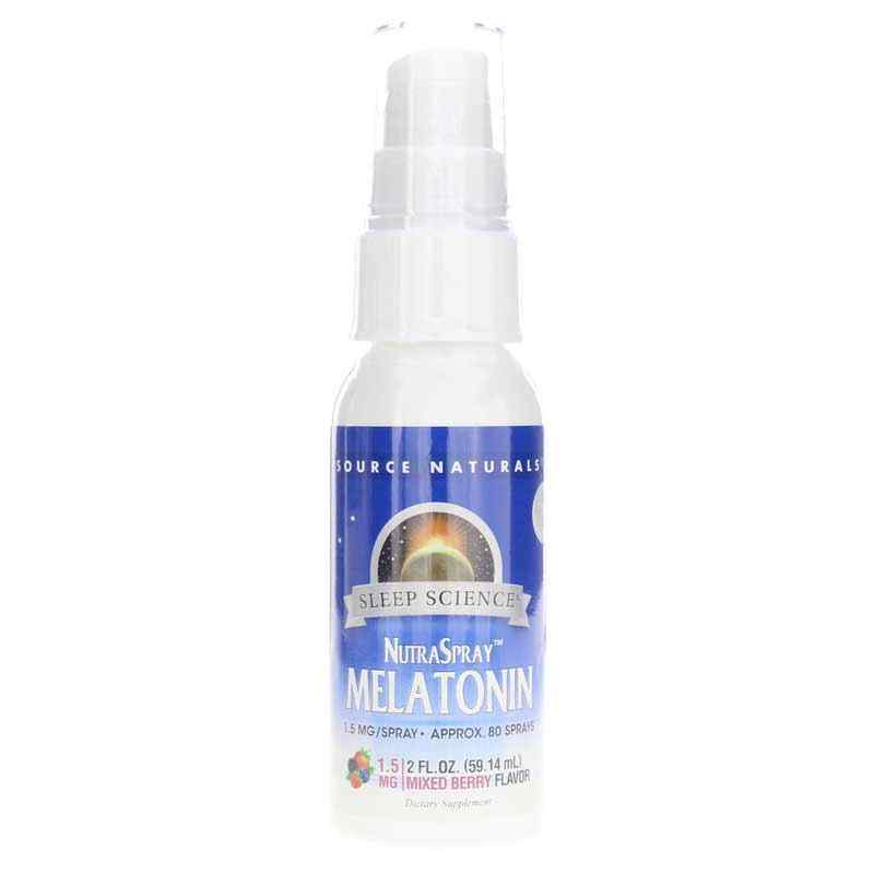 Sleep Science NutraSpray  Melatonin, Berry, by Source Naturals