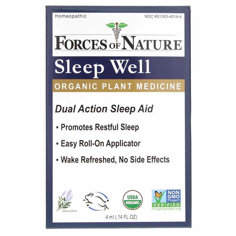 Sleep Well Organic Plant Medicine Roll On, by Forces Of Nature