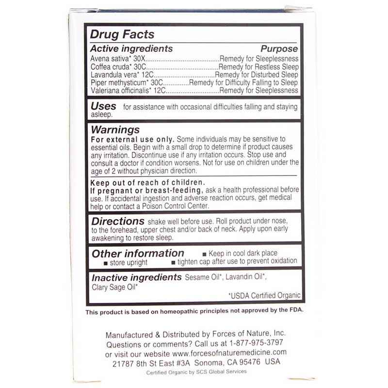 Sleep Well Organic Plant Medicine Roll On, by Forces Of Nature, image #3