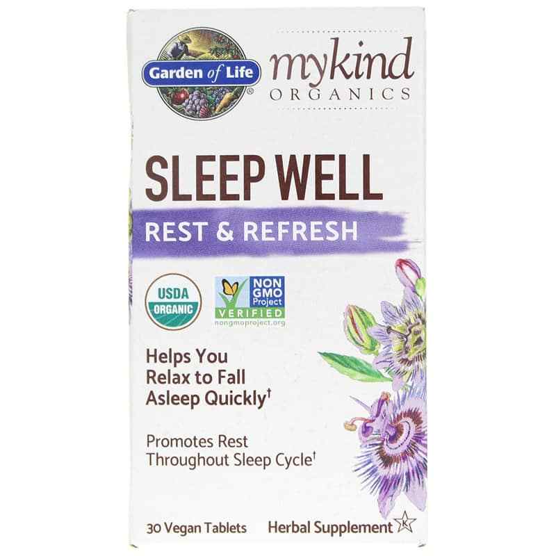 Sleep Well Rest & Refresh, by Garden of Life mykind Organics