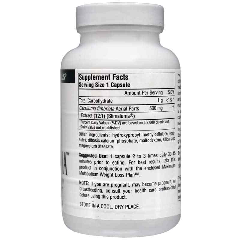 Slenderluma 500 Mg, 60 Capsules, by Source Naturals, image #2