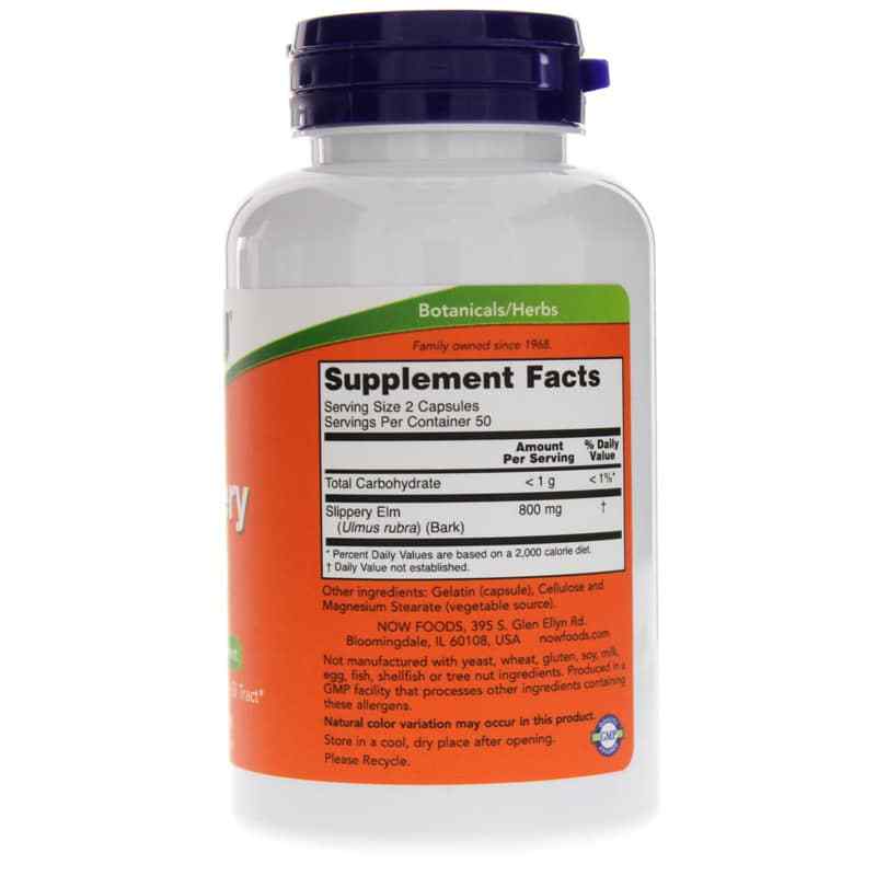Slippery Elm 400 Mg, by NOW Foods, image #2