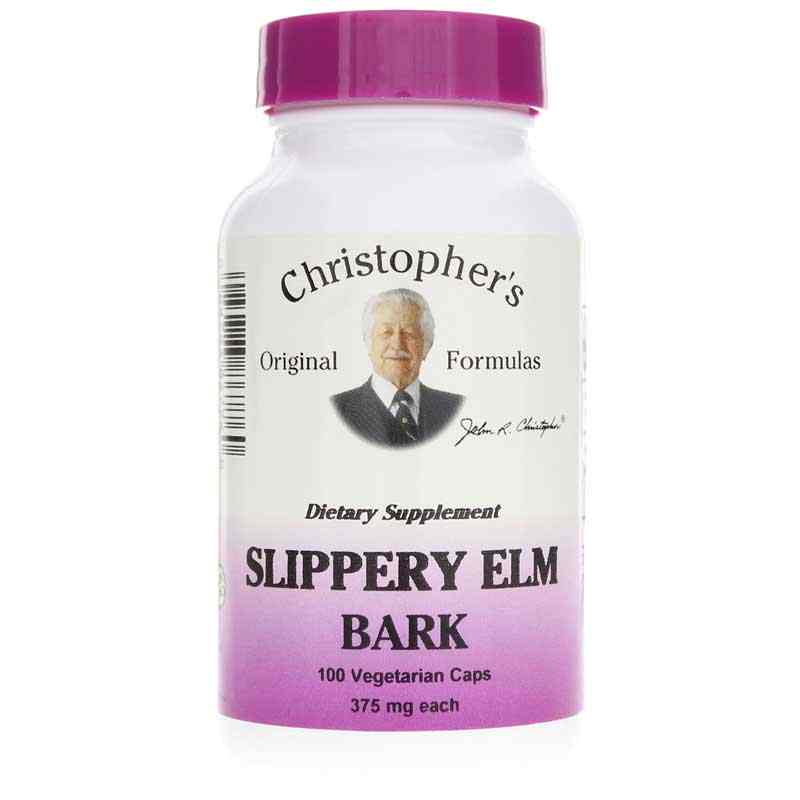 Slippery Elm Bark 375 Mg, by Dr. Christophers
