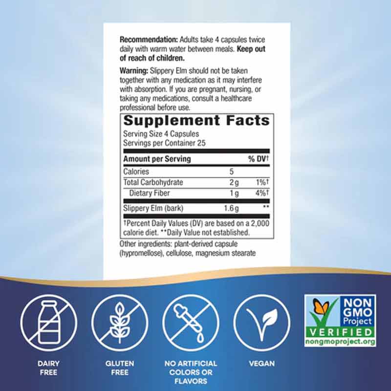 Slippery Elm Bark, by Natures Way, image #3