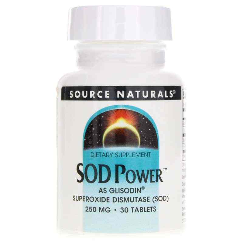 SOD Power 250 Mg Superoxide Dismutase, by Source Naturals