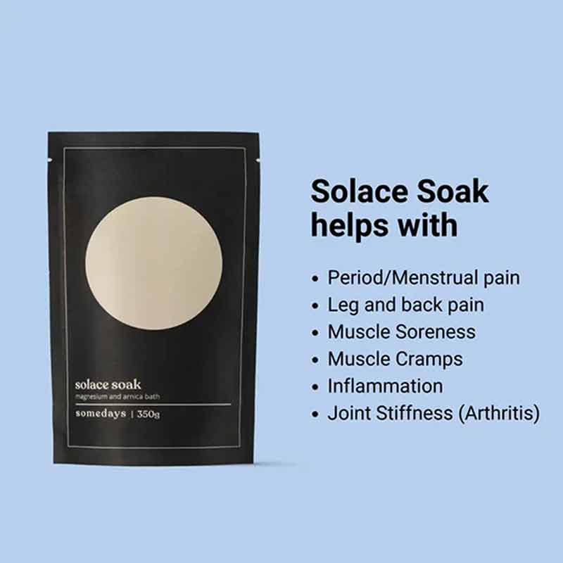 Solace Soak Magnesium & Arnica Bath, by Somedays, image #3