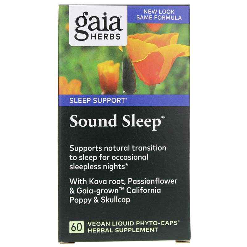Sound Sleep, 60 Liquid Phyto Caps, by Gaia Herbs