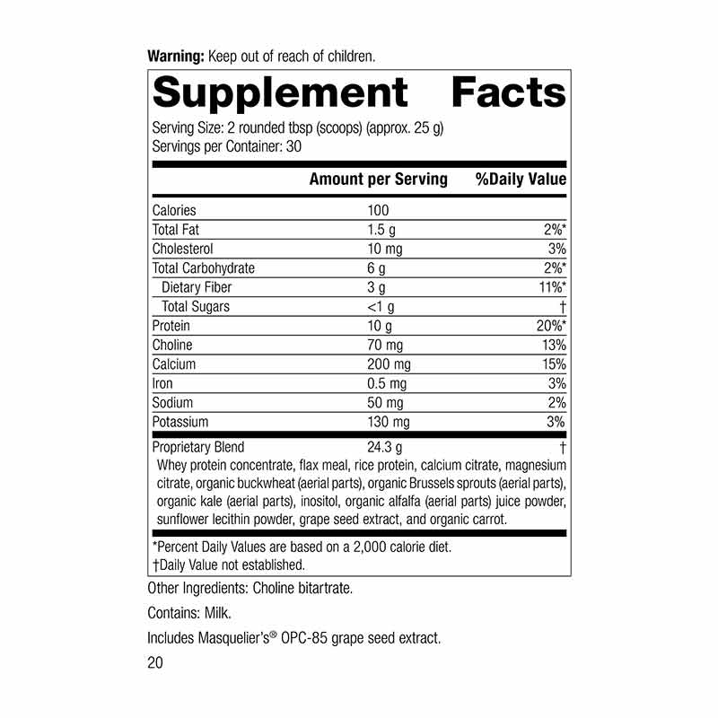 Standard Process Powder Mix SP Complete Powder, Standard Process – Professional Supplement Center