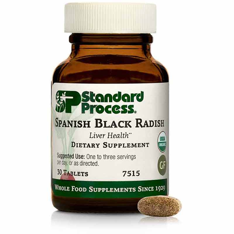 Spanish Black Radish, 30 Tablets, by Standard Process