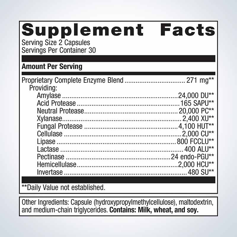 SpectraZyme Complete Enzymes, Metagenics – Professional Supplement Center