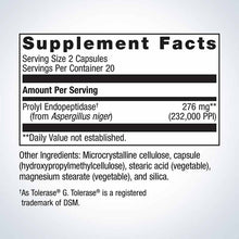 SpectraZyme Gluten Digest Enzymes, 40 Capsules, by Metagenics, image #2