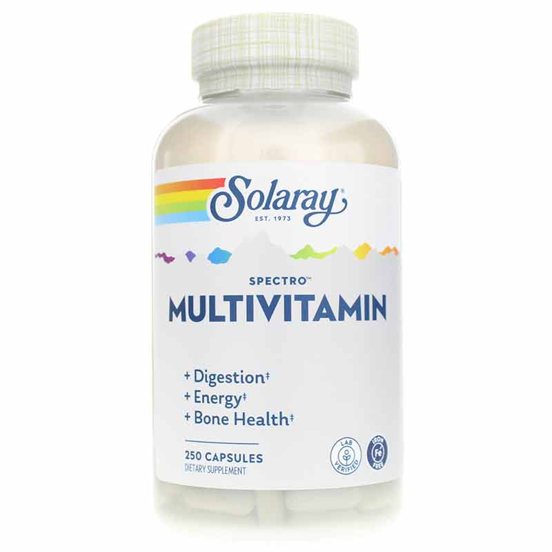 Spectro Multi-Vita-Min, 250 Capsules, by Solaray