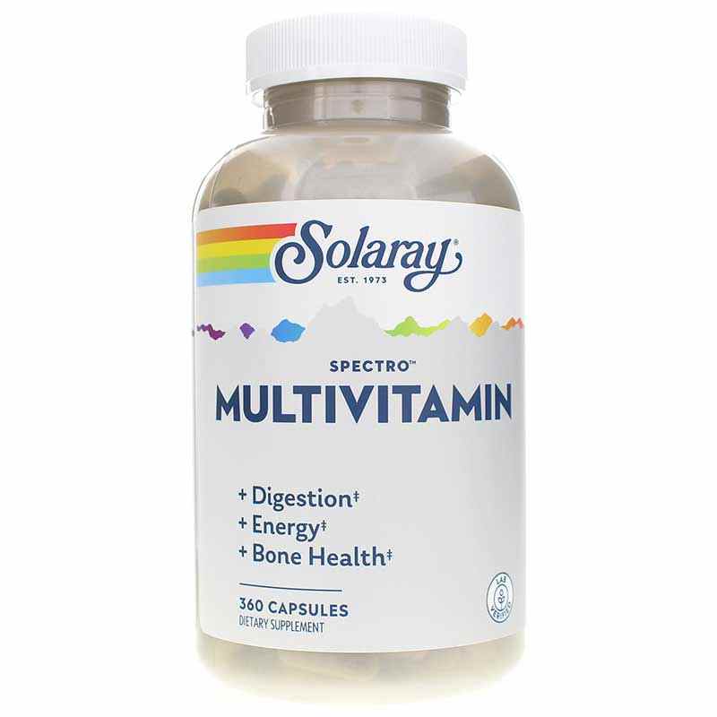 Spectro Multivitamin, 360 Capsules, by Solaray