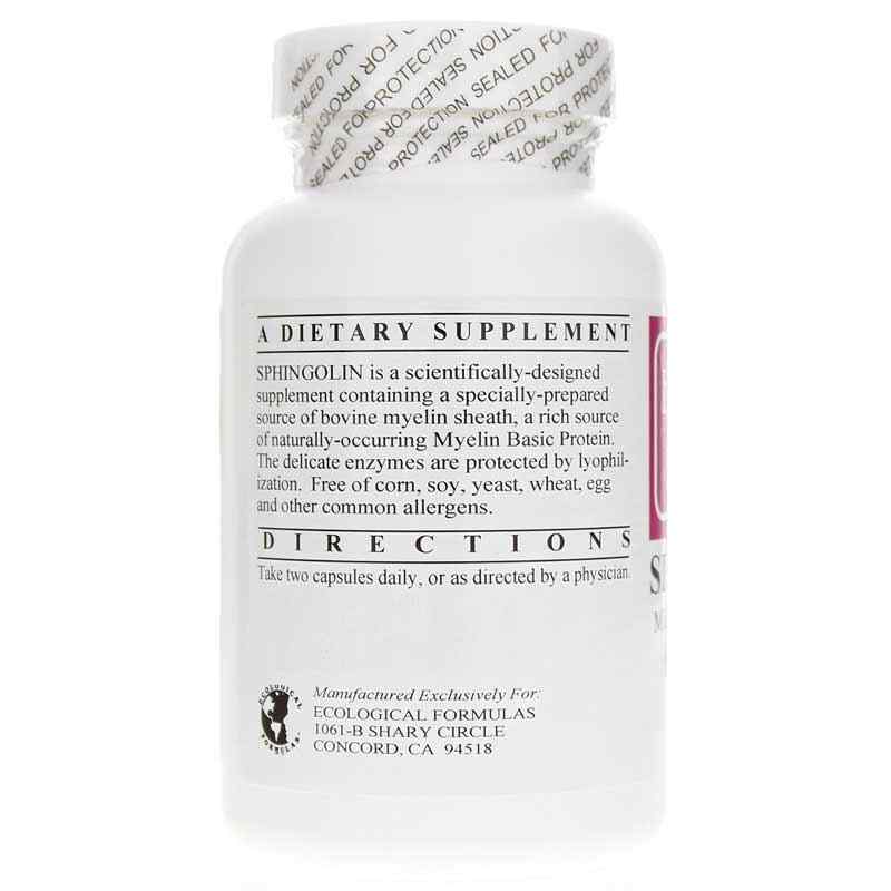 Sphingolin Myelin Basic Protein, 240 Capsules, by Ecological Formulas, image #3