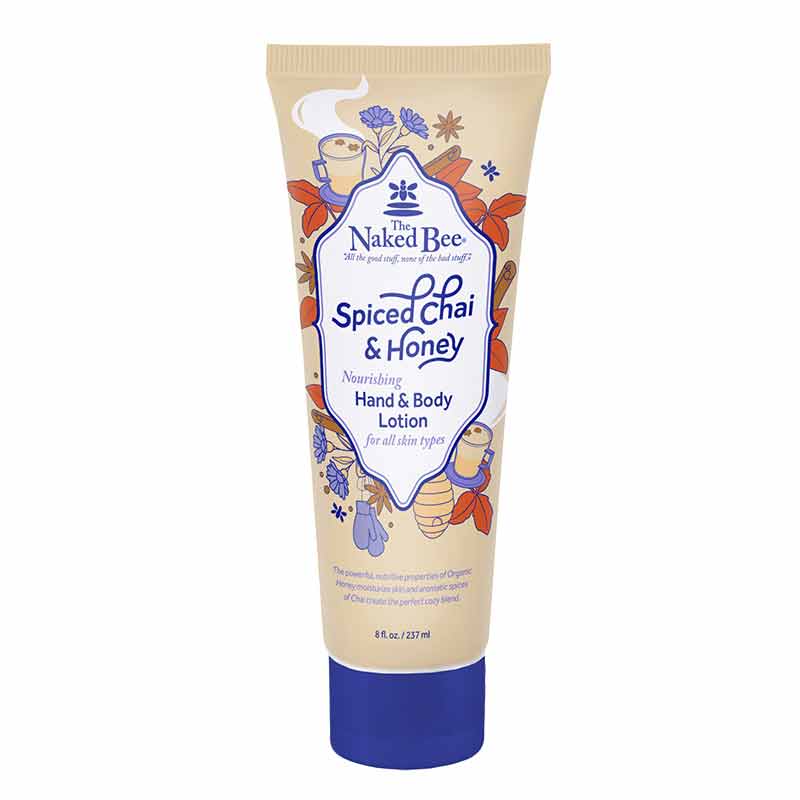 Spiced Chai & Honey Hand & Body Lotion, 8 Oz, by Naked Bee
