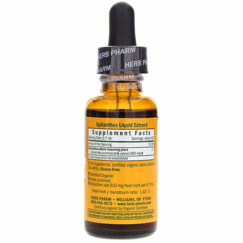 Spilanthes Extract, 1 Oz, by Herb Pharm, image #2