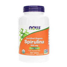 Spirulina 500 Mg Organic, 500 Tablets, by NOW Foods