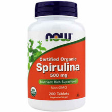 Spirulina 500 Mg Organic, by NOW Foods