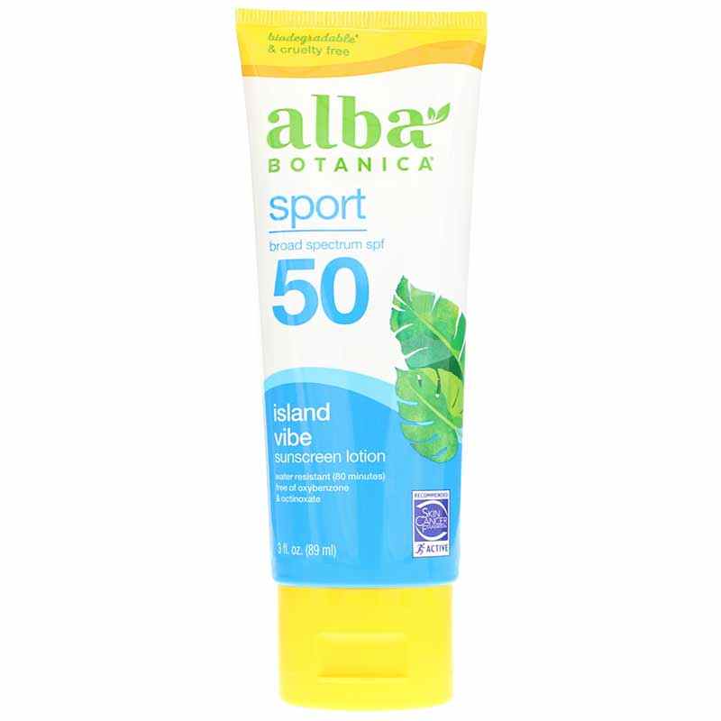 Sport Sunscreen SPF 50, by Alba Botanica